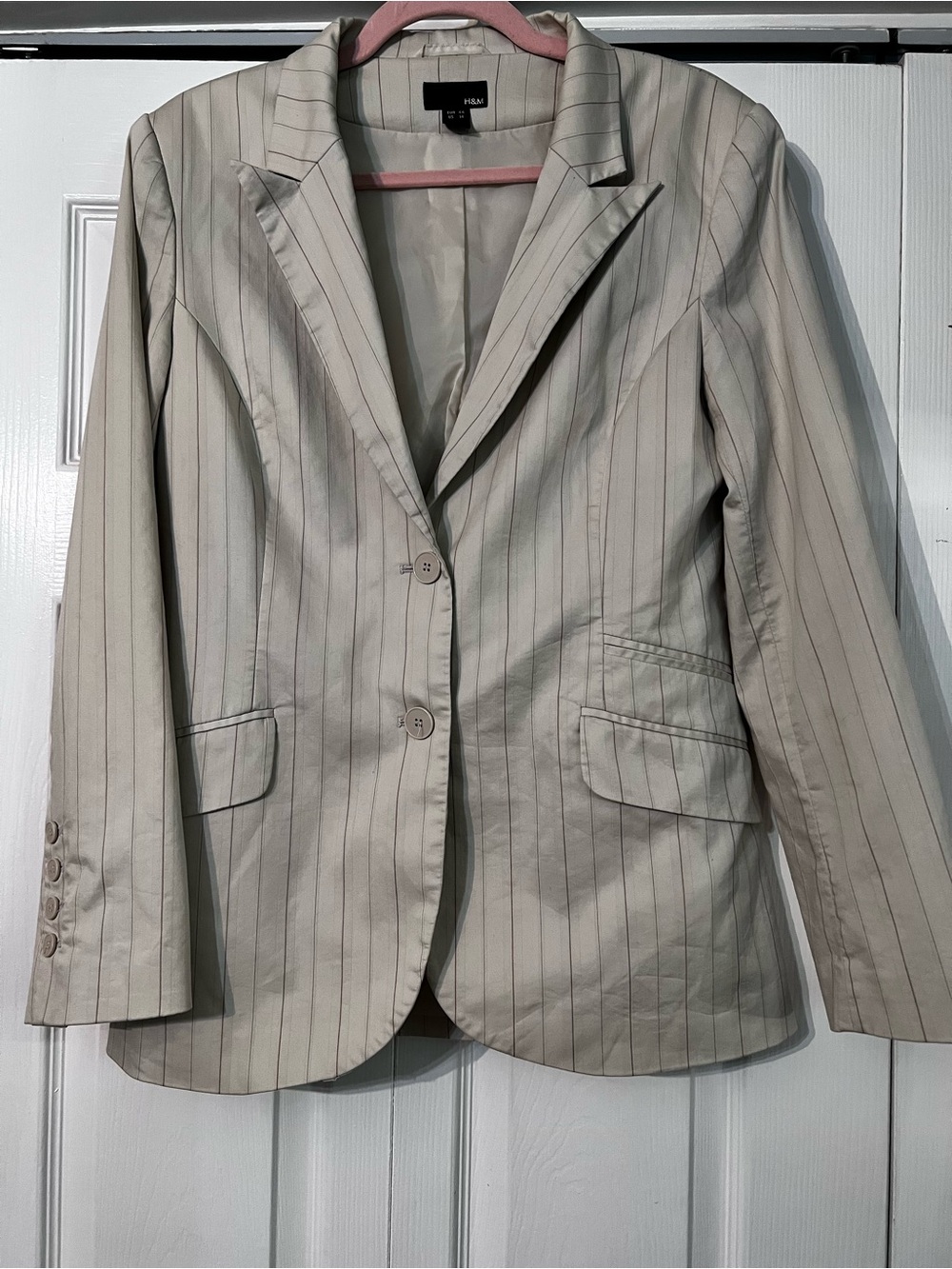 H&M Striped Blazer